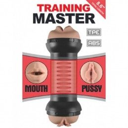 TRAINING MASTER DOUBLE SIDE STROKER-MOUTH AND PUSSY