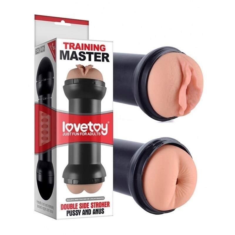 LOVETOY - TRAINING MASTER DOUBLE SIDE STROKER-PUSSY AND ANUS LOVETOY - TRAINING MASTER DOUBLE SIDE STROKER-PUSSY AND ANUS