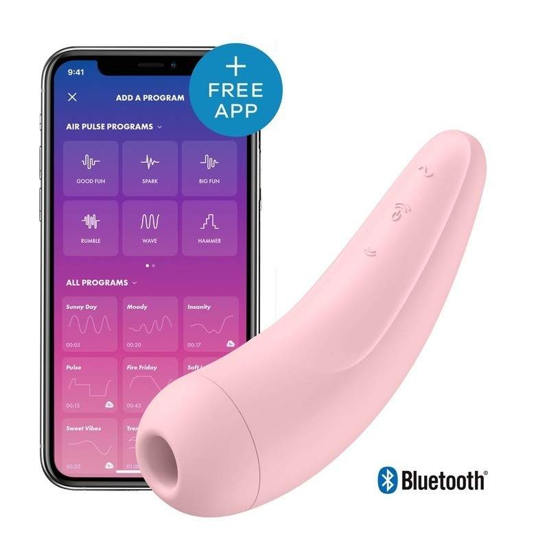 SATISFYER - CURVY 2+ AIR PULSE STIMULATOR + VIBRATION SATISFYER - CURVY 2+ AIR PULSE STIMULATOR + VIBRATION