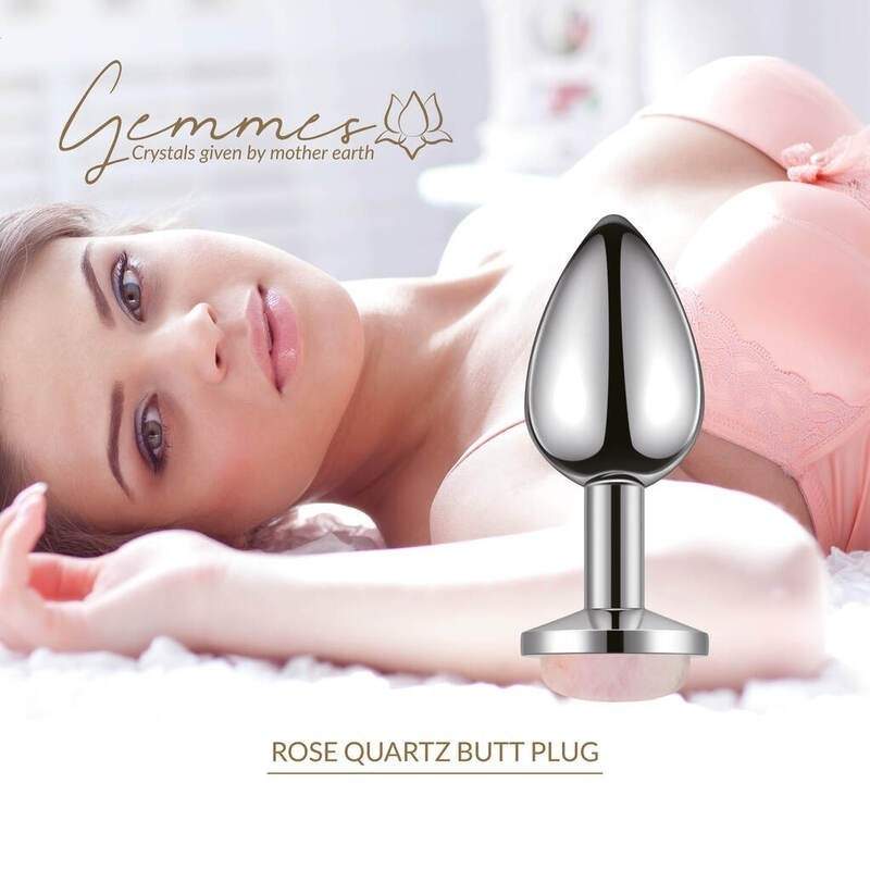 LA GEMMES - BUTT PLUG ROSE QUARTZ LA GEMMES - BUTT PLUG ROSE QUARTZ