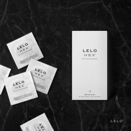 LELO - HEX CONDOMS ORIGINAL 12 PACK