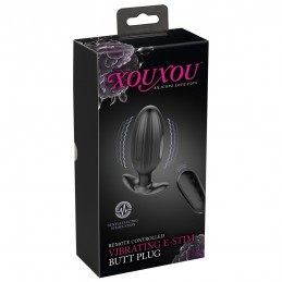 Buy XOUXOU - VIBRATING E-STIM BUTT PLUG with the best price