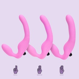 WET FOR HER - UNION STRAPLESS STRAPON VIBRATOR