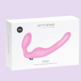 WET FOR HER - UNION ВИБРАТОР-СТРАПОН БЕЗ КРЕПЕЖЕЙ