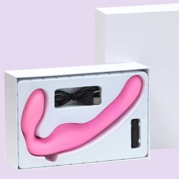 WET FOR HER - UNION STRAPLESS STRAPON VIBRATOR