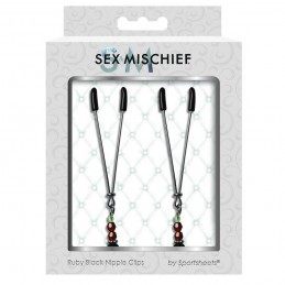 Buy S&M - RUBY BLACK NIPPLE CLIPS with the best price