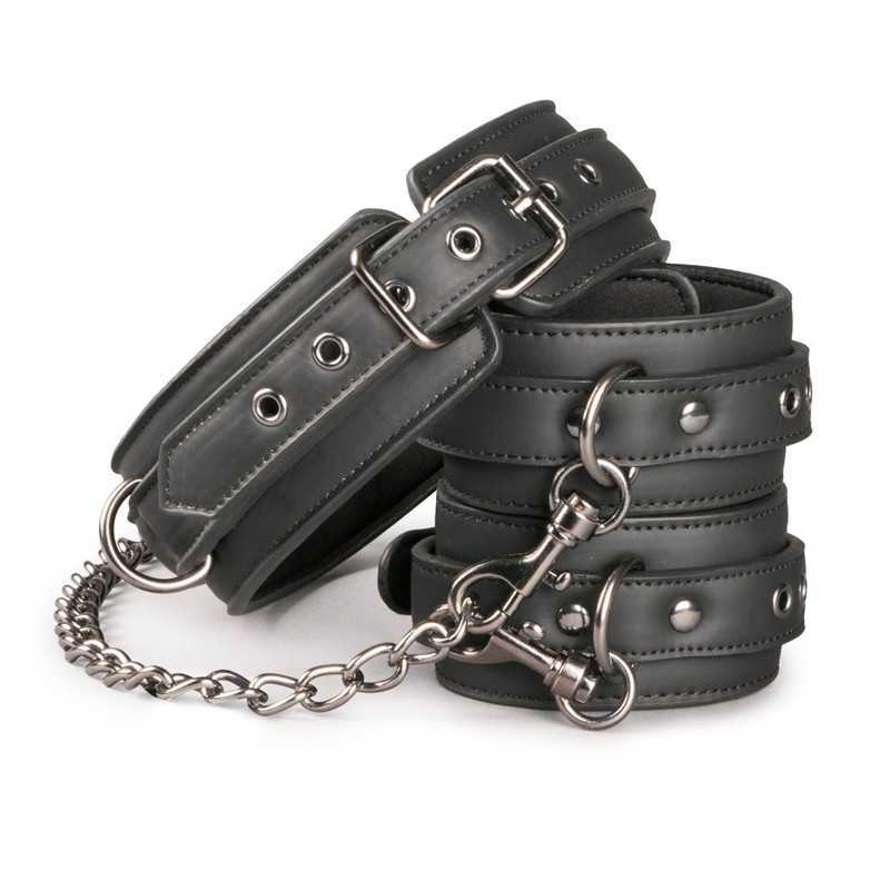 Buy LEATHER COLLAR WITH ANKLECUFF with the best price