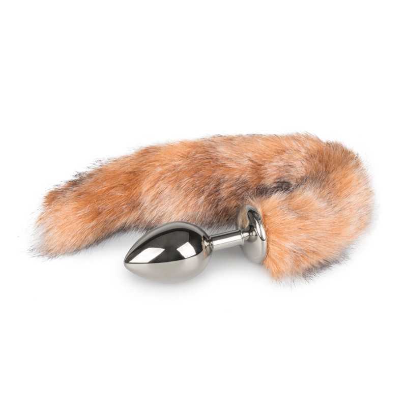 Buy FOX TAIL 27CM PLUG - METAL BUTT PLUG WITH SOFT FUR TAIL with the best price
