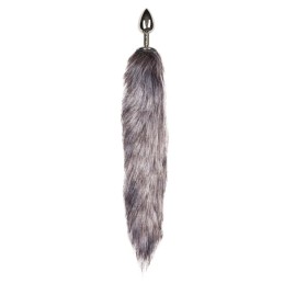 FOX TAIL HÕBEREBASESABA 42CM ANAALTAPP METALLIST