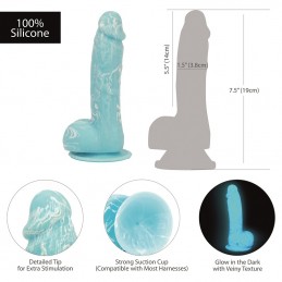 Buy ADDICTION - LUKE DONG 7.5 INCH BLUE GLOW IN THE DARK with the best price