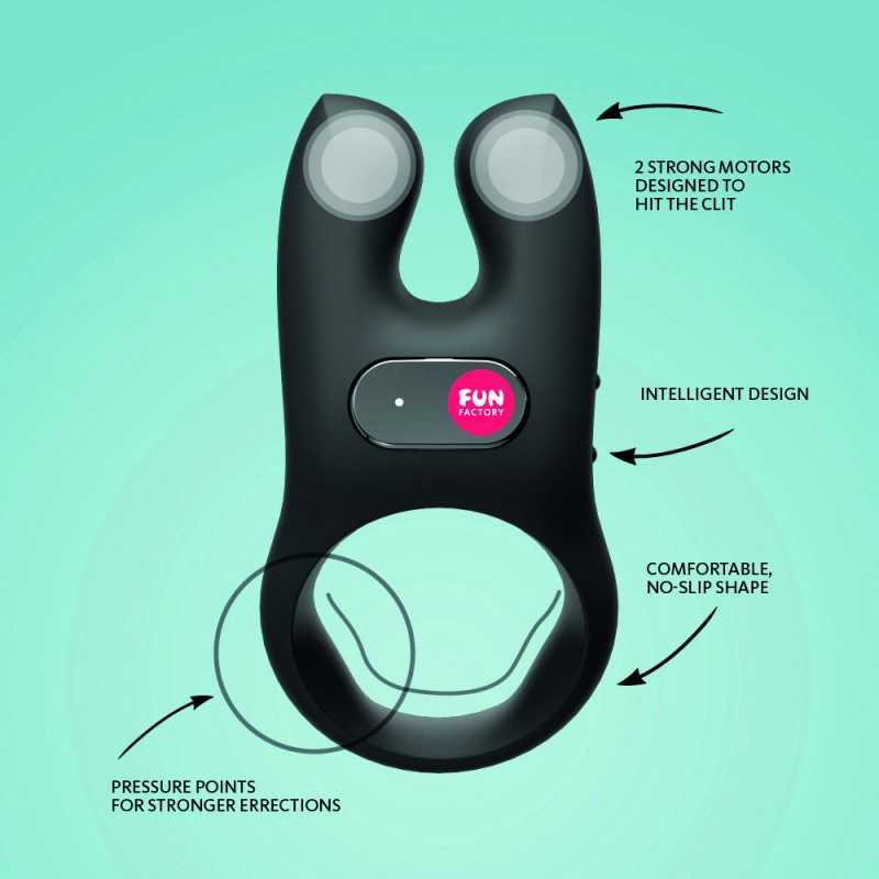 Buy FUN FACTORY - NŌS VIBRATING COCK RING with the best price