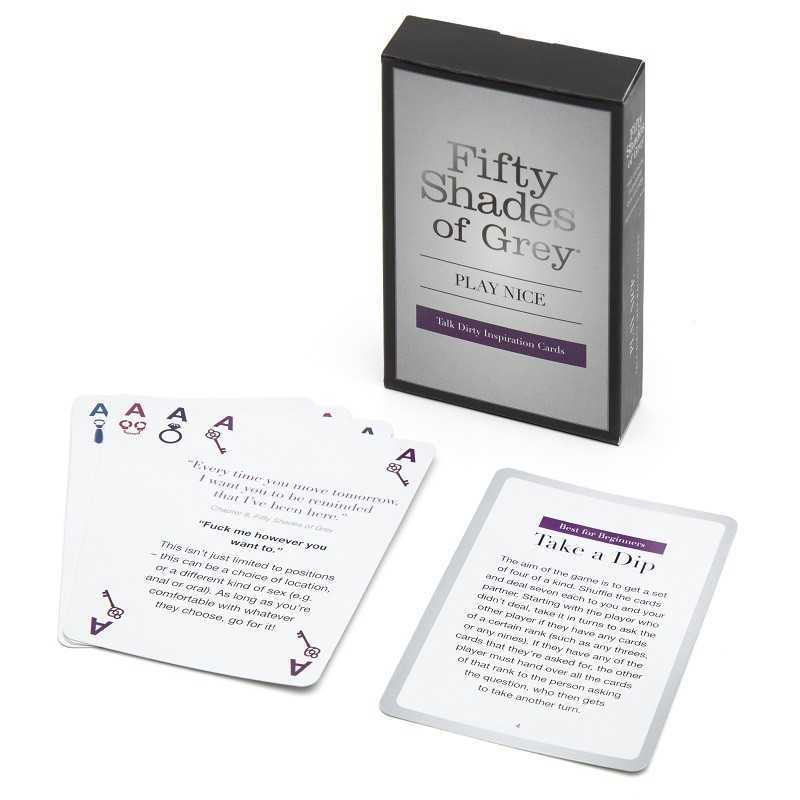 FIFTY SHADES OF GREY - PLAY NICE TALK DIRTY CARD GAME|GAMES 18+