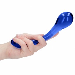 Buy CHRYSTALINO - G-RIDER BLUE GLASS DILDO with the best price