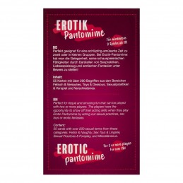Купить EROTIC PANTOMIME EROTIC PARTY GAME по лучшей цене в Эстонии