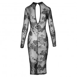 Buy NOIR HOMMAGE - TRANSPARENT FLORAL DRESS with the best price