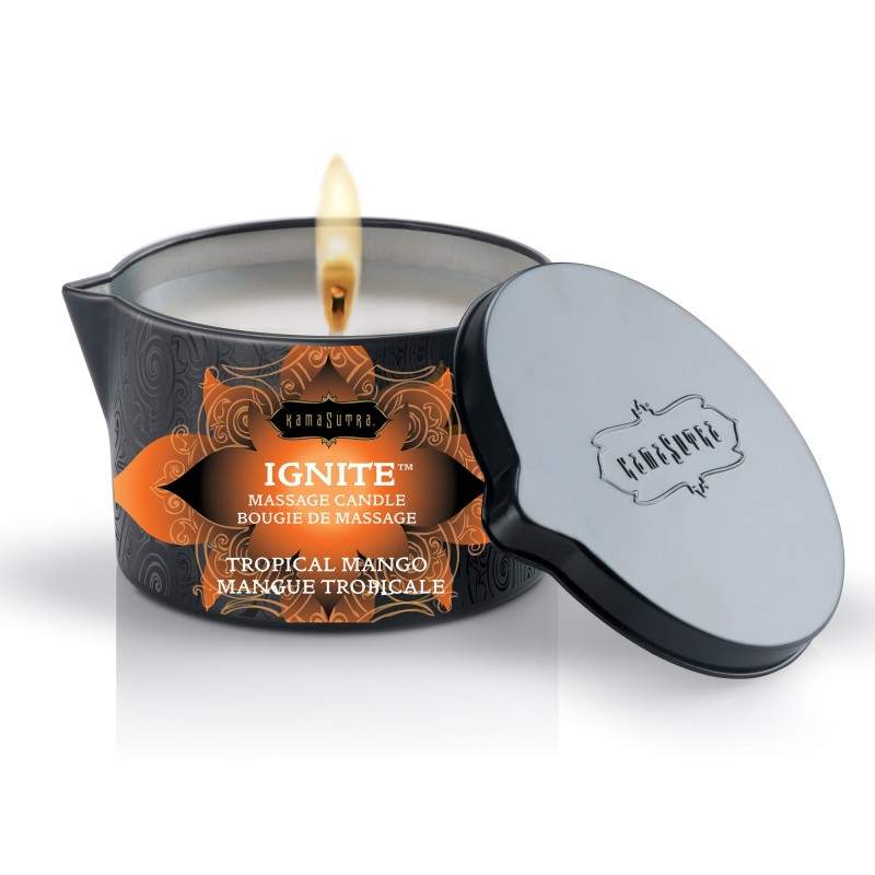 KAMA SUTRA - MASSAGE OIL CANDLE Tropical mango
