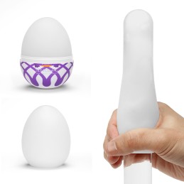 Tenga - Egg Wonder Mesh Мастурбатор-яйцо