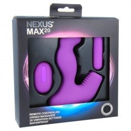 Nexus - Max 20 Veekindel Kaugjuhtimispuldiga Unisex Masseerija Lilla|EESNÄÄRMELE
