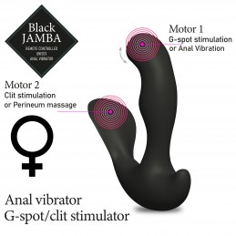 FeelzToys - Black Jamba Unisex Anaal Vibraator|ANAAL LELUD