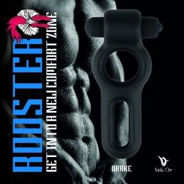Velv'Or - Rooster Drake Double Ring Design Cock Ring with Vibrating Bullet|COCK RINGS
