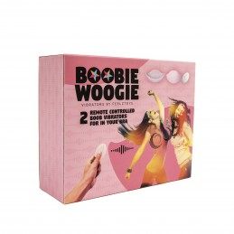 FeelzToys - Boobie Woogie Remote Controlled Boob Vibrators (2 pcs)|VIBRATORS