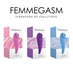 FeelzToys - FemmeGasm Tapping & Tickling Vibrator Purple|VIBRAATORID