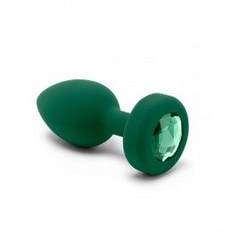 B-Vibe - Vibrating Jewel Plug M/L Emerald|ANAL PLAY