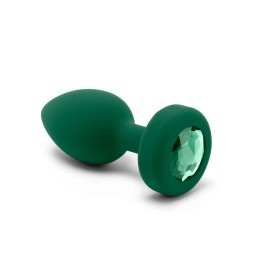 B-Vibe - Анальная Пробка с Вибрацией Jewel Plug M/L Emerald