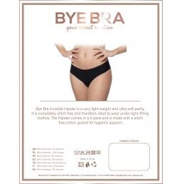 Buy Bye Bra - Invisible Hipster (Nude & Black 2-Pack) L with the best price
