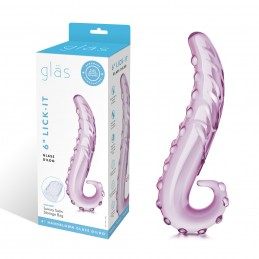 Buy GLAS - LICK IT GLASS DILDO with the best price
