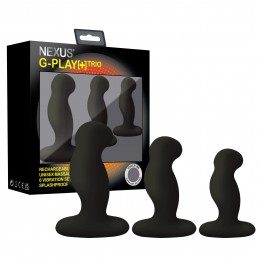 Nexus - G-Play Trio Plus Unisex Vibrator Pack S/M/L Black|VIBRATORS