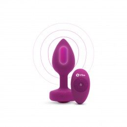 B-Vibe - Vibrating Jewel Plug S/M Pink Ruby|ANAL PLAY