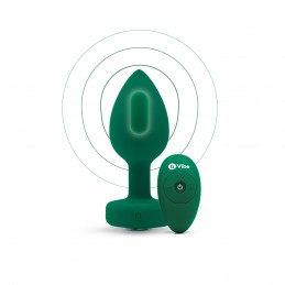 B-Vibe - Vibrating Jewel Plug M/L Emerald|ANAAL LELUD