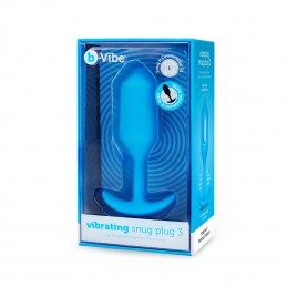 B-Vibe - Vibrating Snug Plug 3 (L) Blue|ANAAL LELUD