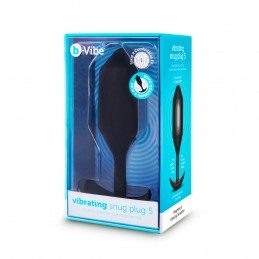 B-Vibe - Vibrating Snug Plug 5 (XXL) Black|ANAAL LELUD