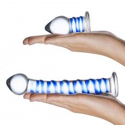 Buy Glas - Double Penetration Glass Swirly Dildo & Butt Plug Set 2 pcs with the best price