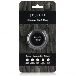 Je Joue - Silicone C-Ring Maximum Stretch Black|COCK RINGS