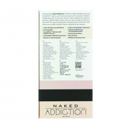 Naked Addiction - Вращающийся и Вибрирующий Фаллоимитатор на Присоске с Дистанционным Управлением 19cm|ВИБРАТОРЫ