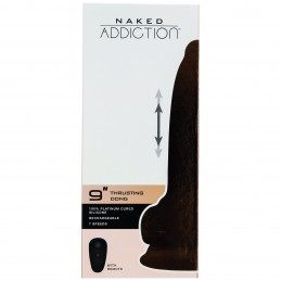 Naked Addiction - Thrusting Dong with Remote 23cm Vanilla|VIBRAATORID