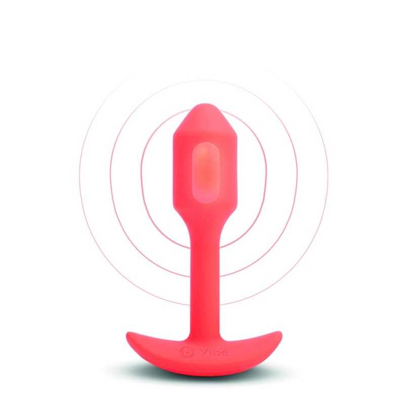 B-Vibe - Vibrating Snug Plug 1 (S) Orange|ANAL PLAY