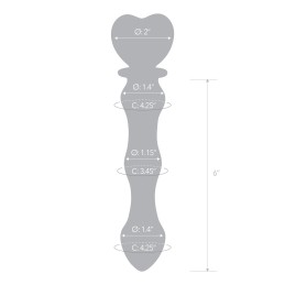 Glas - Sweetheart Klaasist Dildo