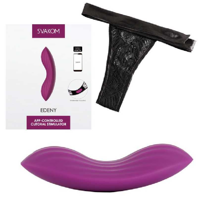 Buy Svakom - Edeny App Controlled Clitoral Stimulator Violet with the best price
