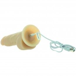Buy Naked Addiction - Rotating & Vibrating Dong with Remote 19cm Vanilla with the best price