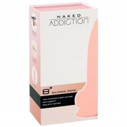 Naked Addiction - Dual Density Dong 8 Inch Vanilla|DILDOS