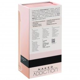 Naked Addiction - Dual Density Dong 8 Inch Vanilla|DILDOS