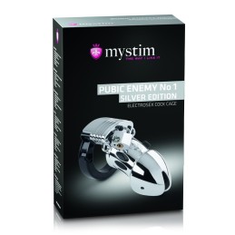 Mystim - Pubic Enemy No 1 E-Stim клетка для пениса clear