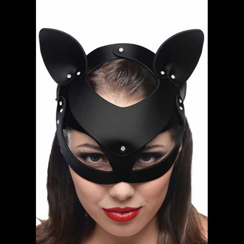 Buy MASTER SERIES - BAD KITTEN LEATHER CAT MASK with the best price