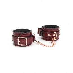 Buy Wine Red Leather Handcuffs with the best price