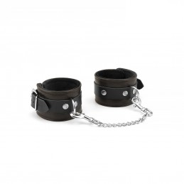 Buy Dark Brown Leather Handcuffs with the best price