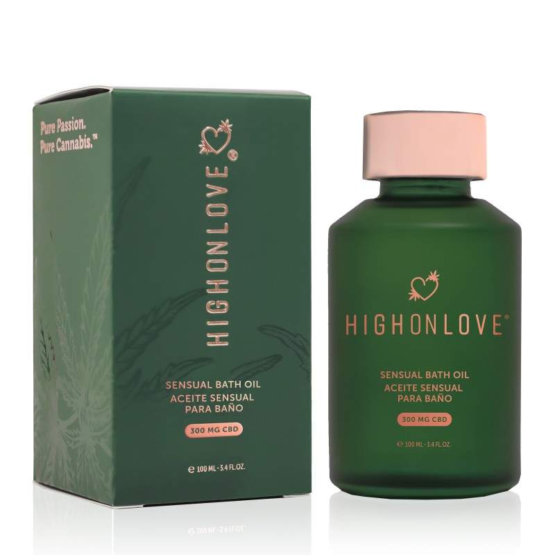 HighOnLove - CBD Sensual Bath & Body Oil 100ml Масло для Ухода за Телом